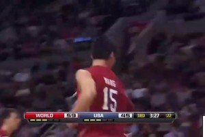 昔日王哲林22分钟19分8板胜美国！中国球员耐克峰会最强表现