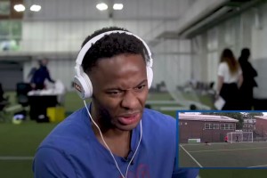 他是真的爱！名场面：桑乔动不动就提C罗，斯特林看不下去了！