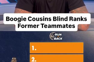 考神盲选生涯前五队友：詹姆斯1库里2杜兰特3浓眉4乔治5